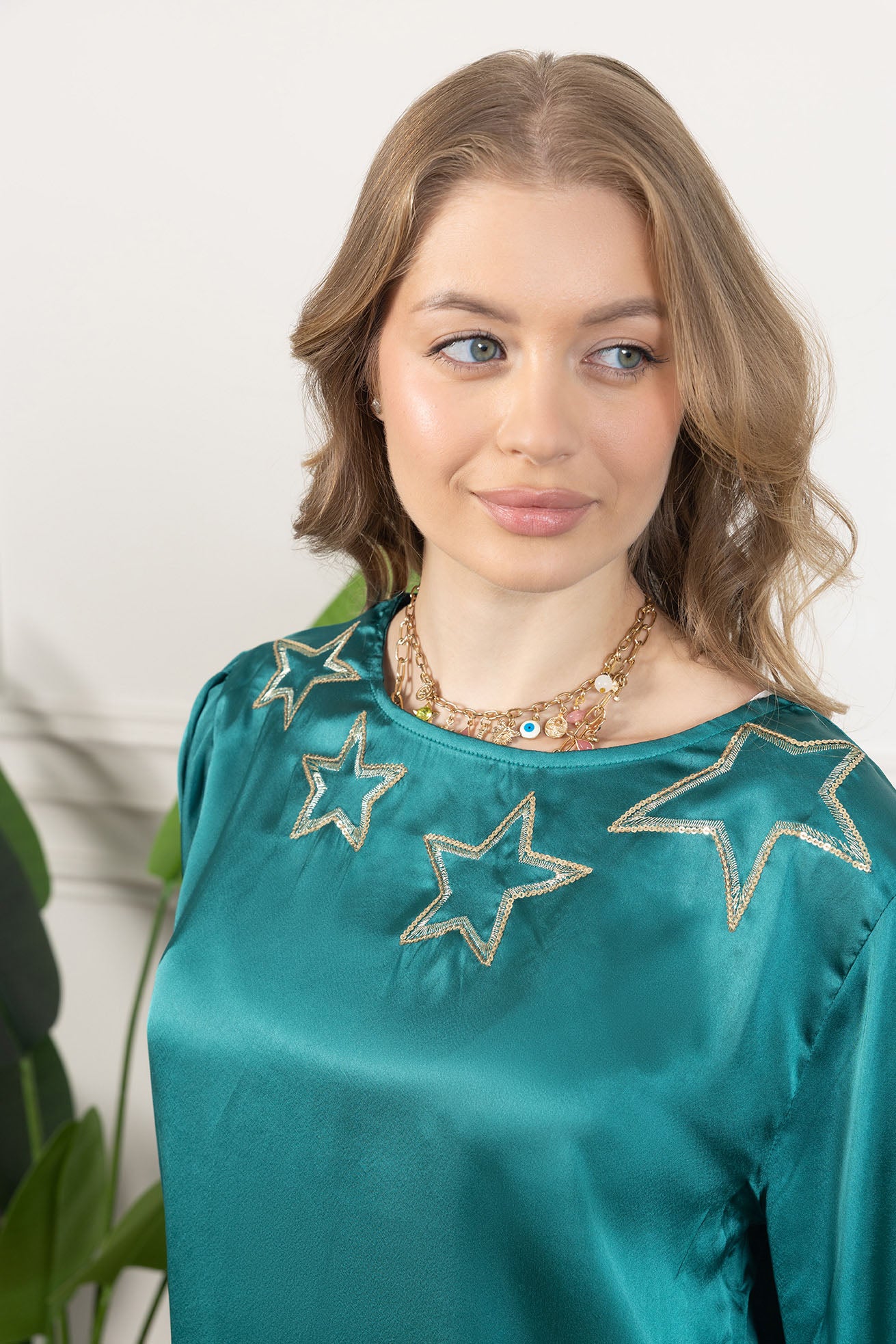 Shooting Stars Scoop Neck Top