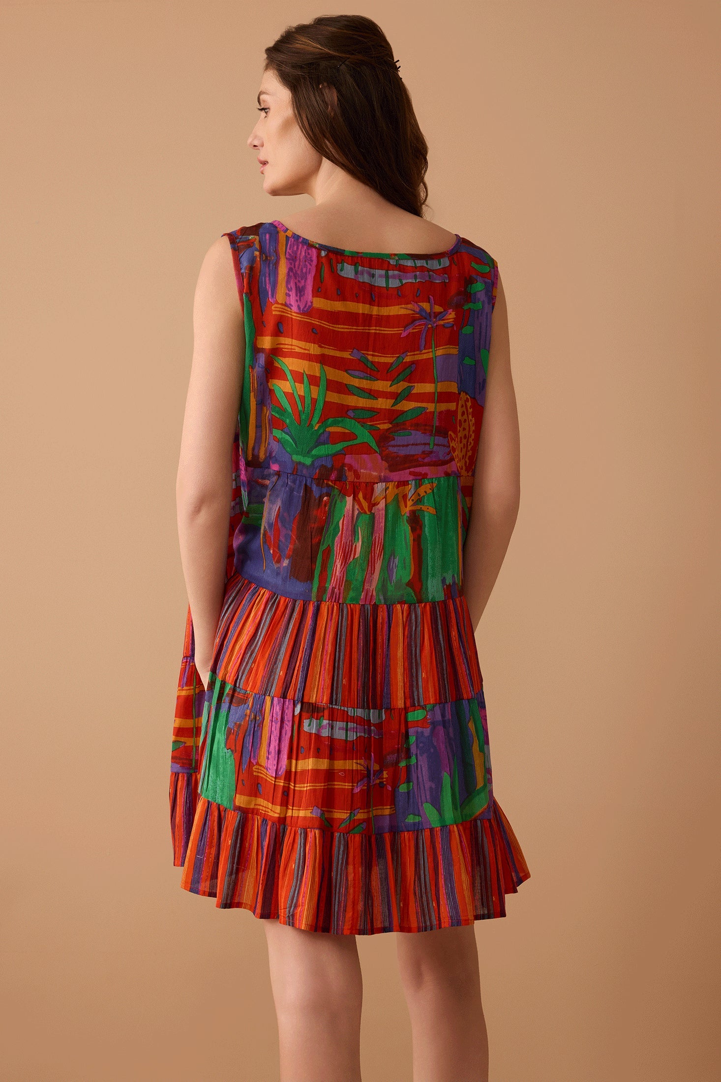 Alicia's Starfire Dress In Orange