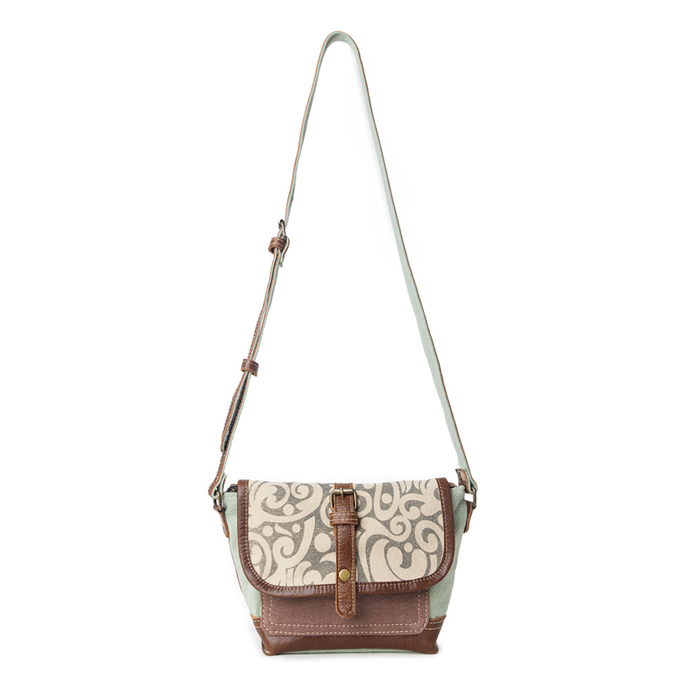 Leaf Print Small & Cross Body Bag