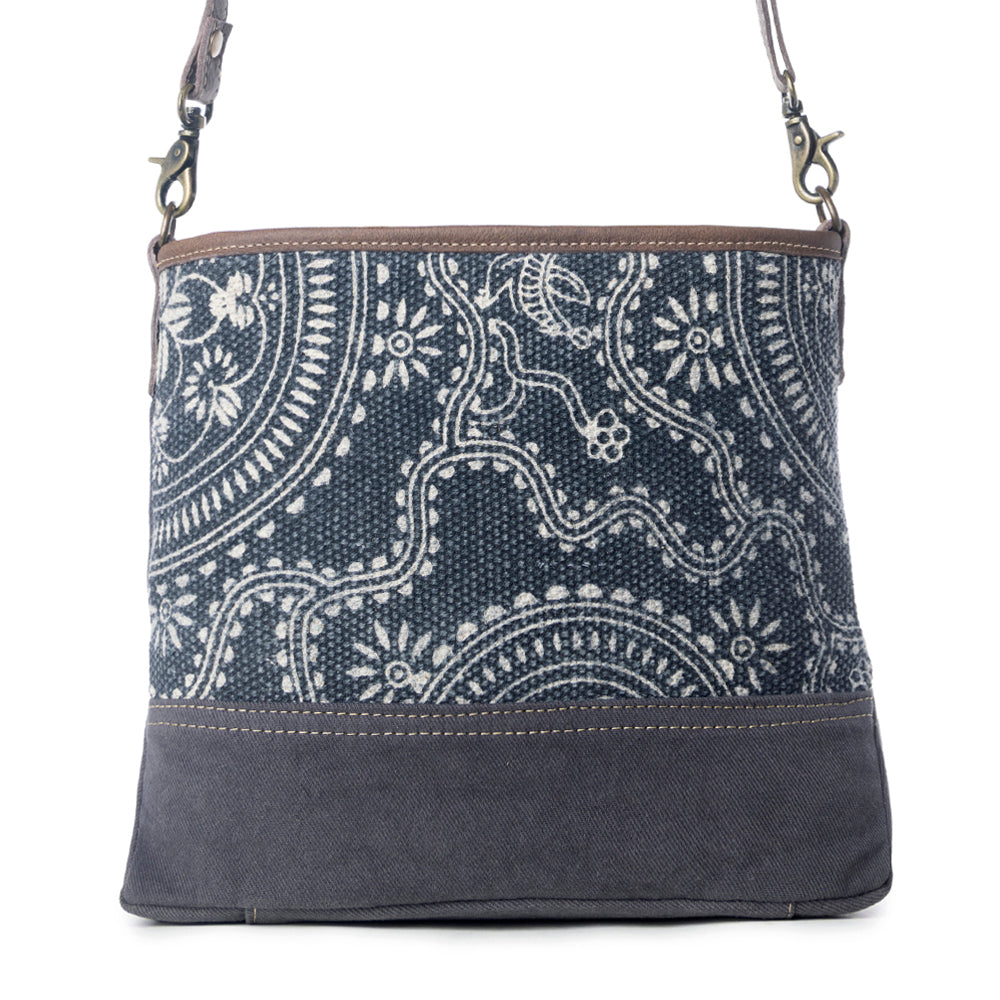 Navy Kilim Shoulder Bag