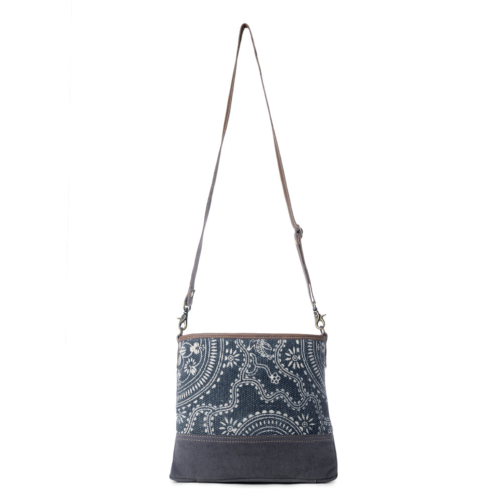 Navy Kilim Shoulder Bag