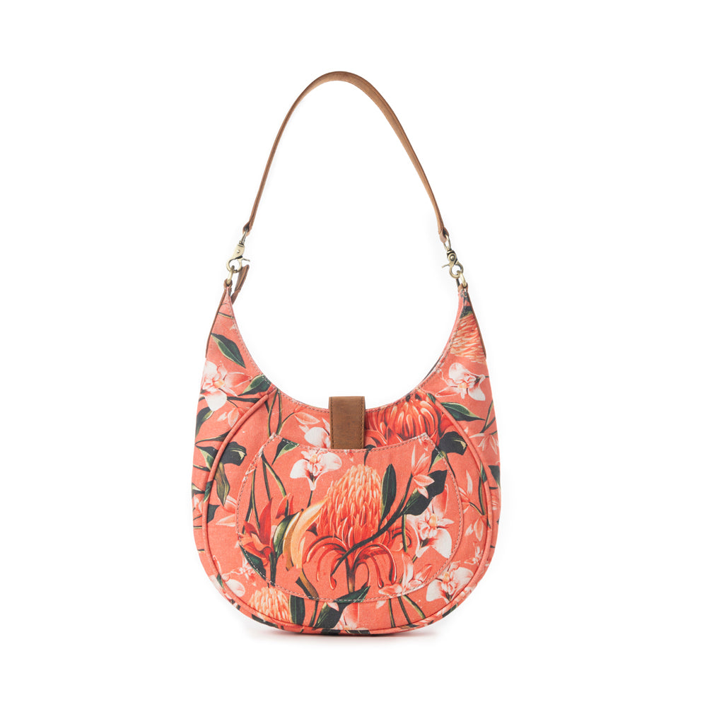 Myra Whispering Fields Shoulder Bag in Peach Paradise