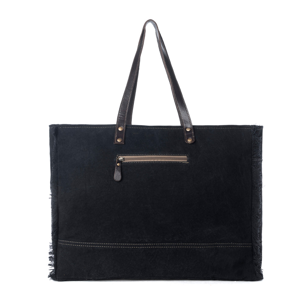 Sea Grass Canvas & Hairon Bag