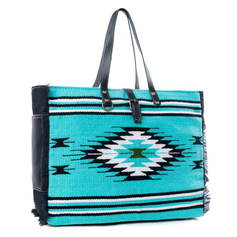 Riverbend Serape Weekender Bag