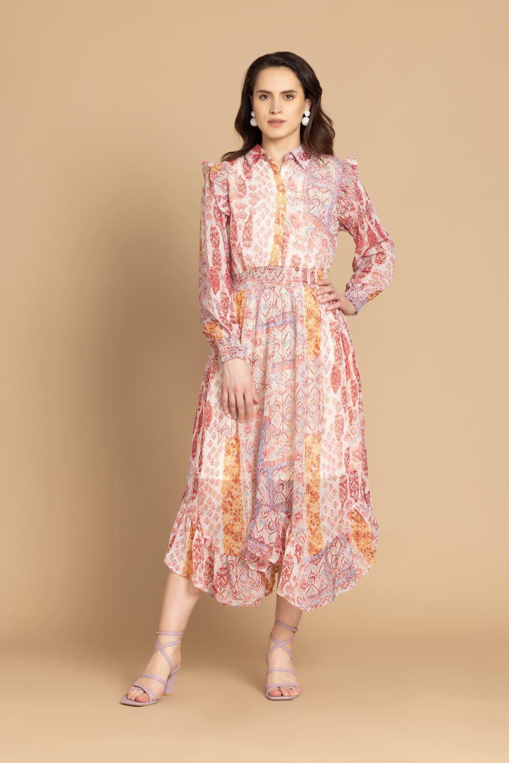 Bohera Renae Patterned Dress