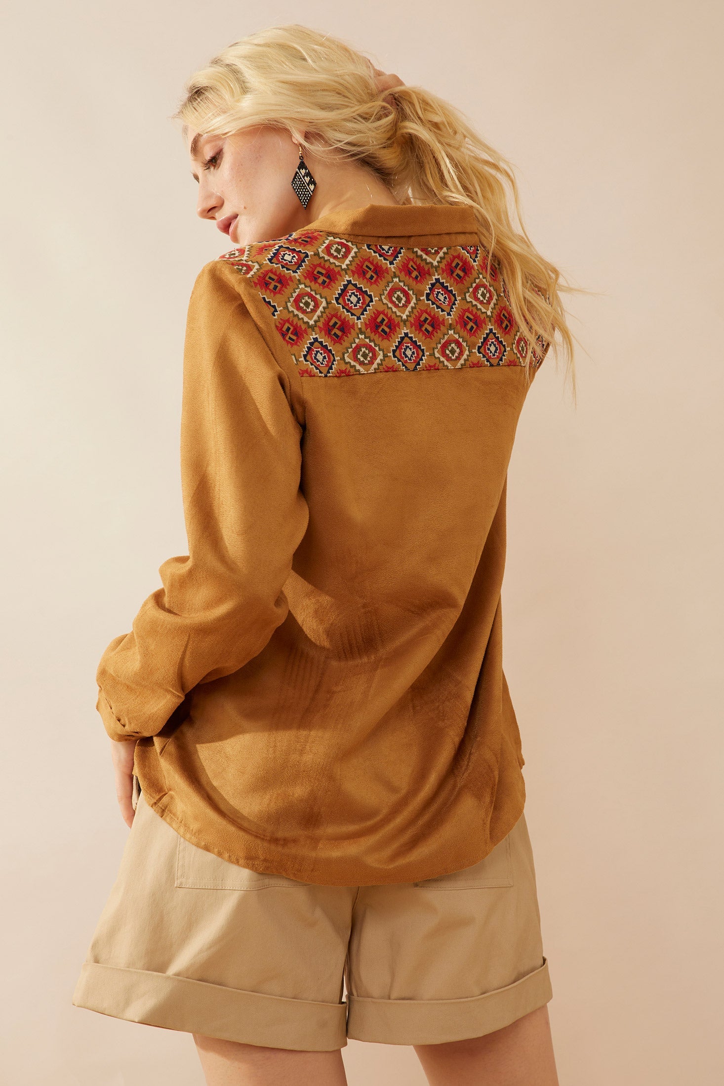 Madisson Jo Embroidered Shacket