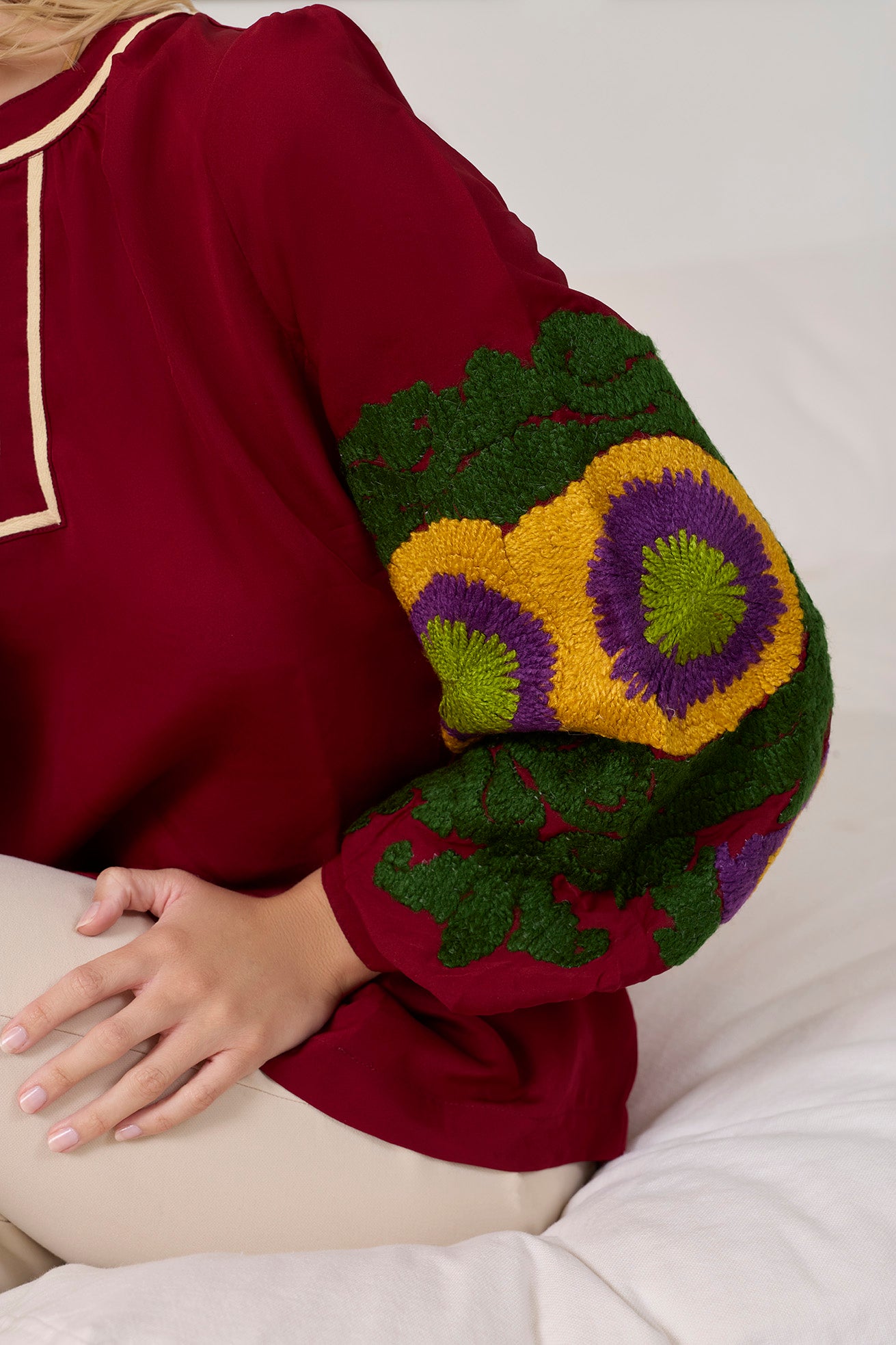 Ada Eve Embroidered Top