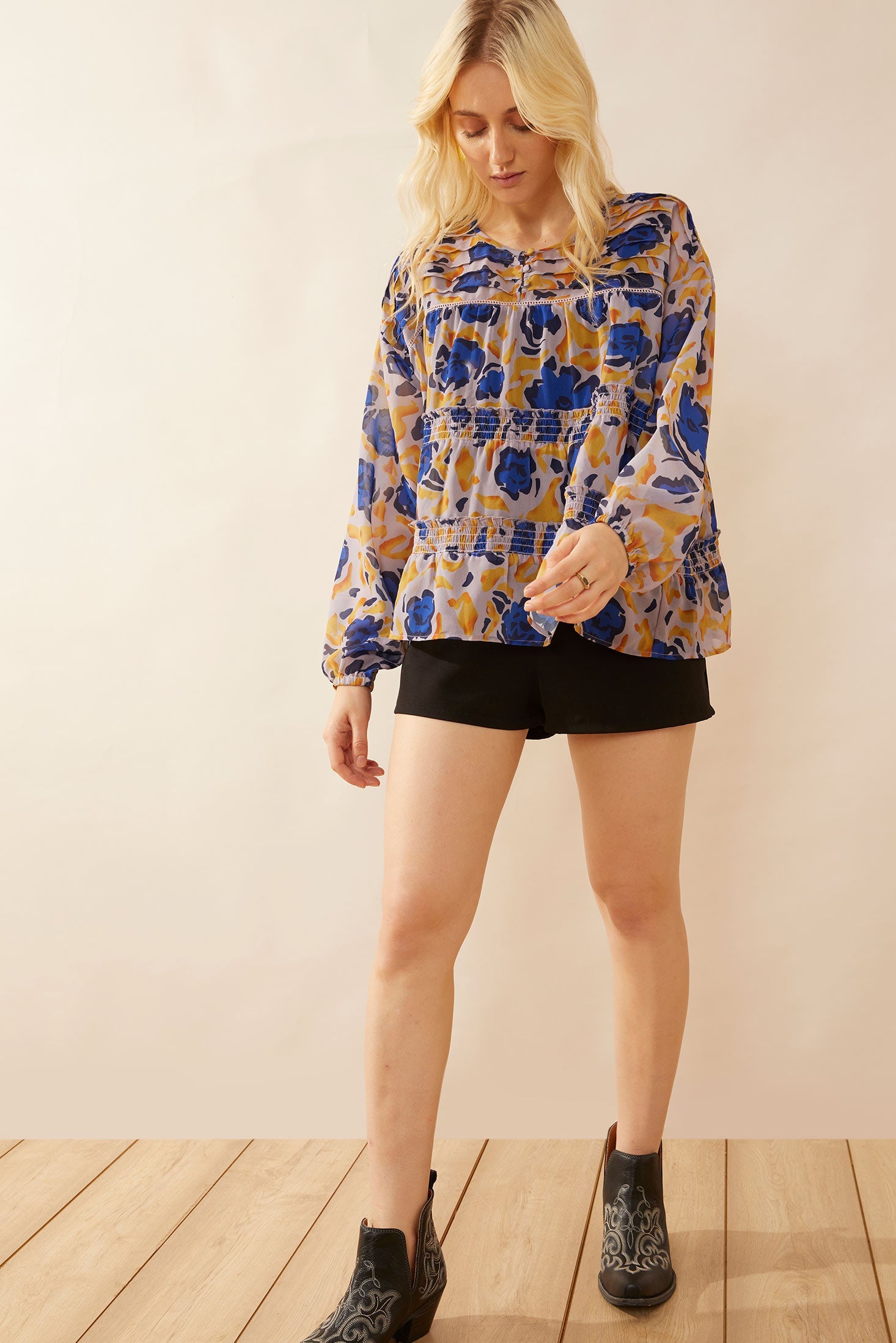 Dagmar Layered Blouse Top