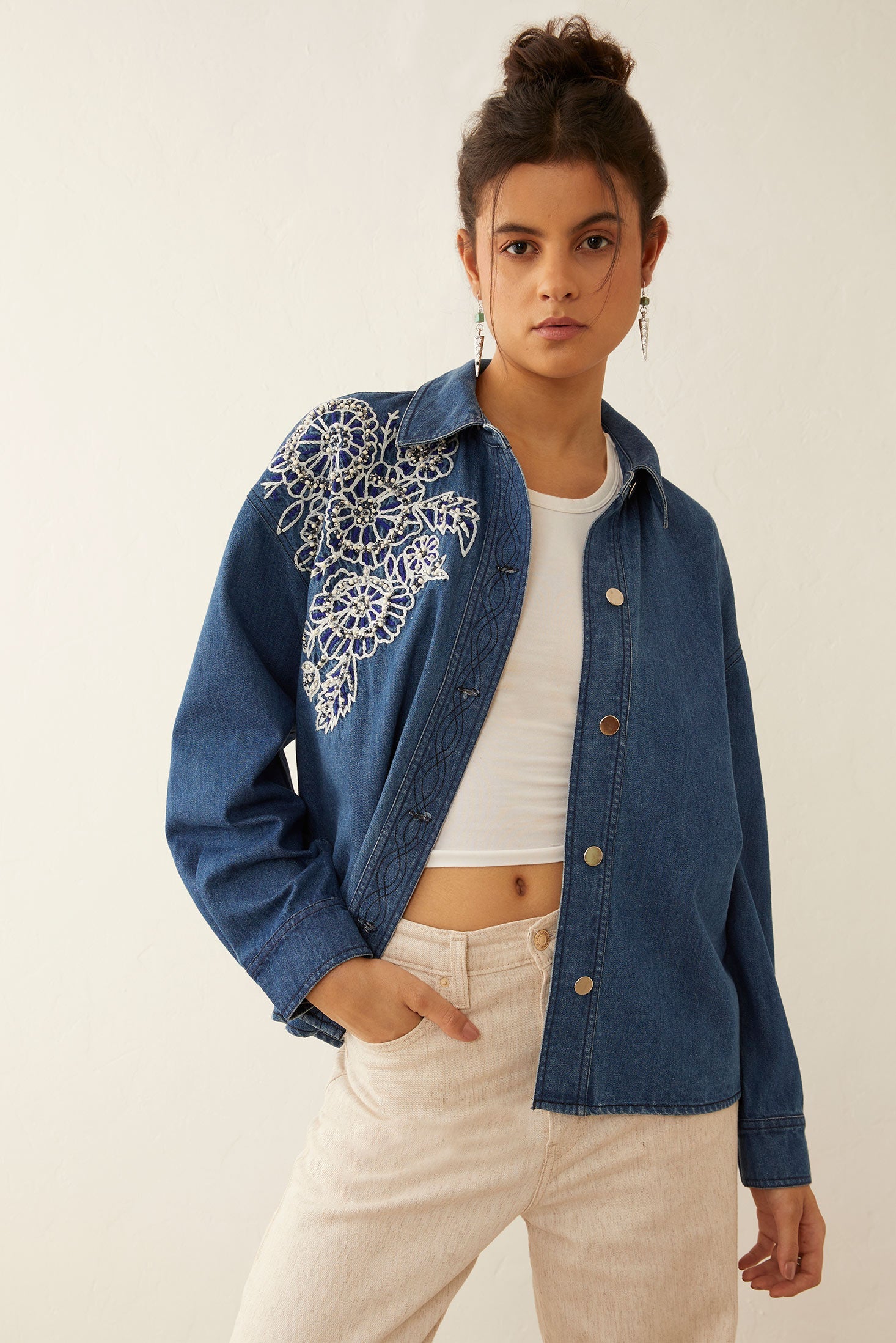 Lindaj Embroidered Jacket