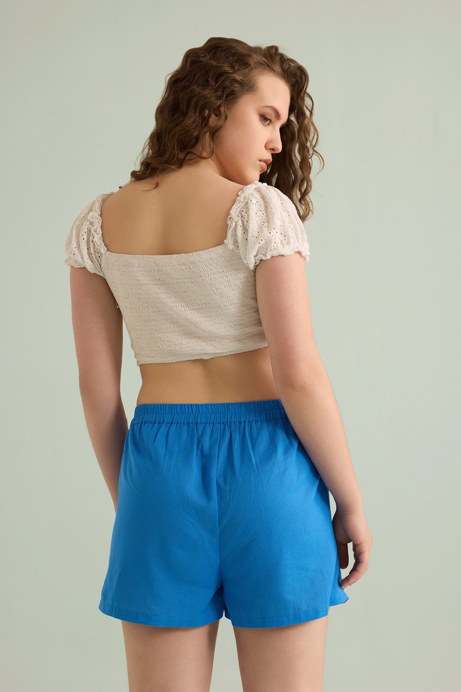 Gabriella Fashion Shorts In Blue