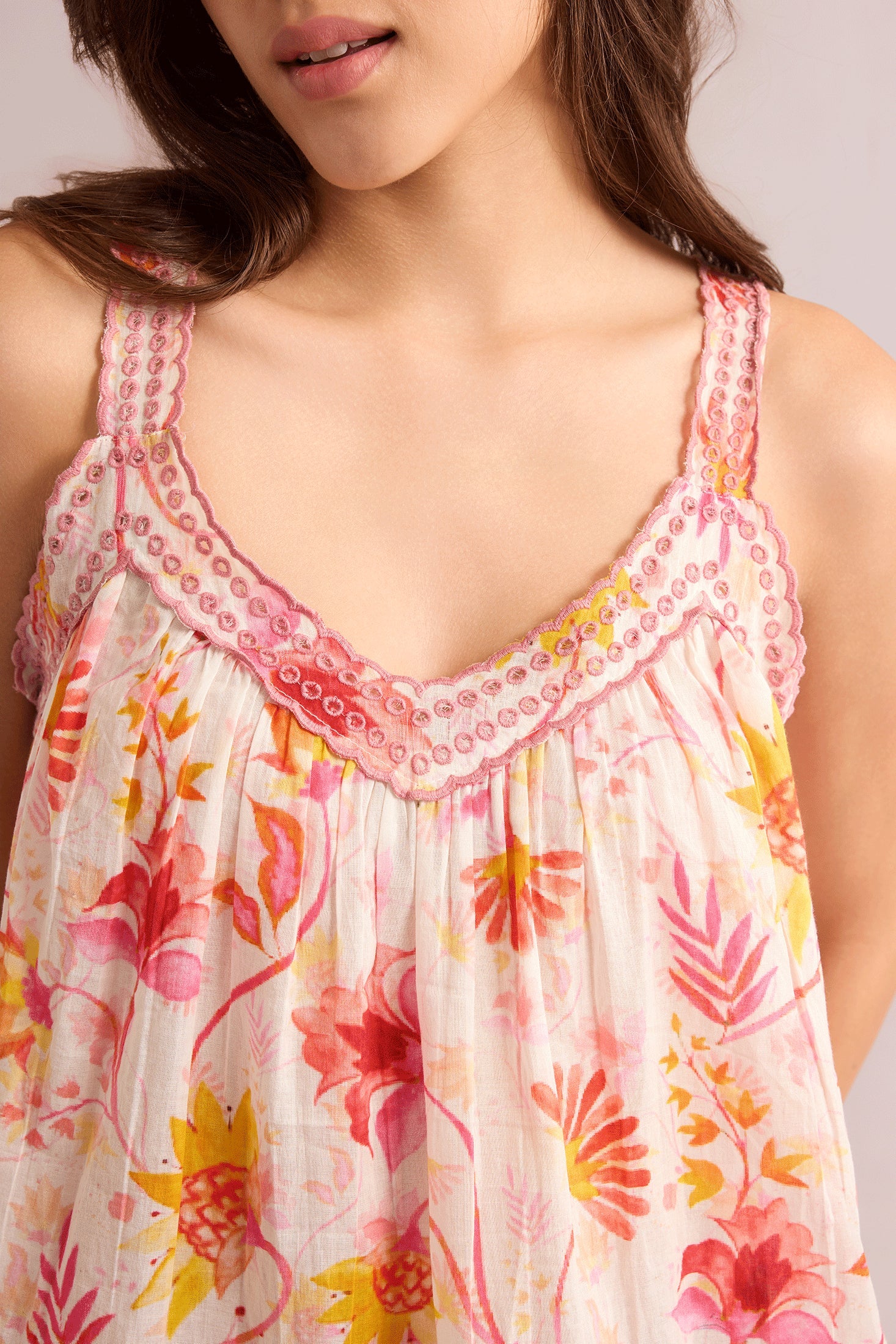 Caroline's Carefree Top In Pink