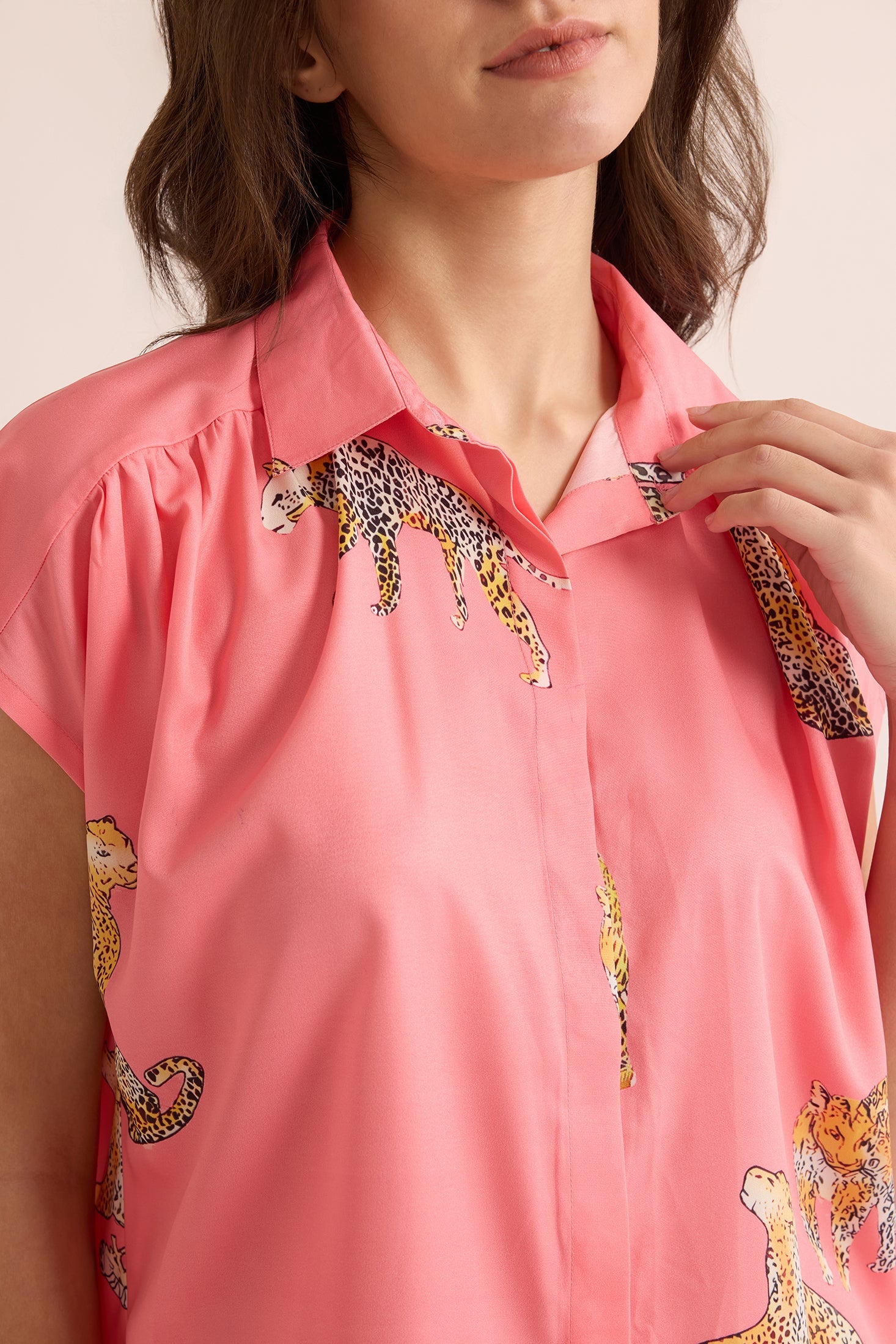 Howdy Daisy Shirt In Light Pink