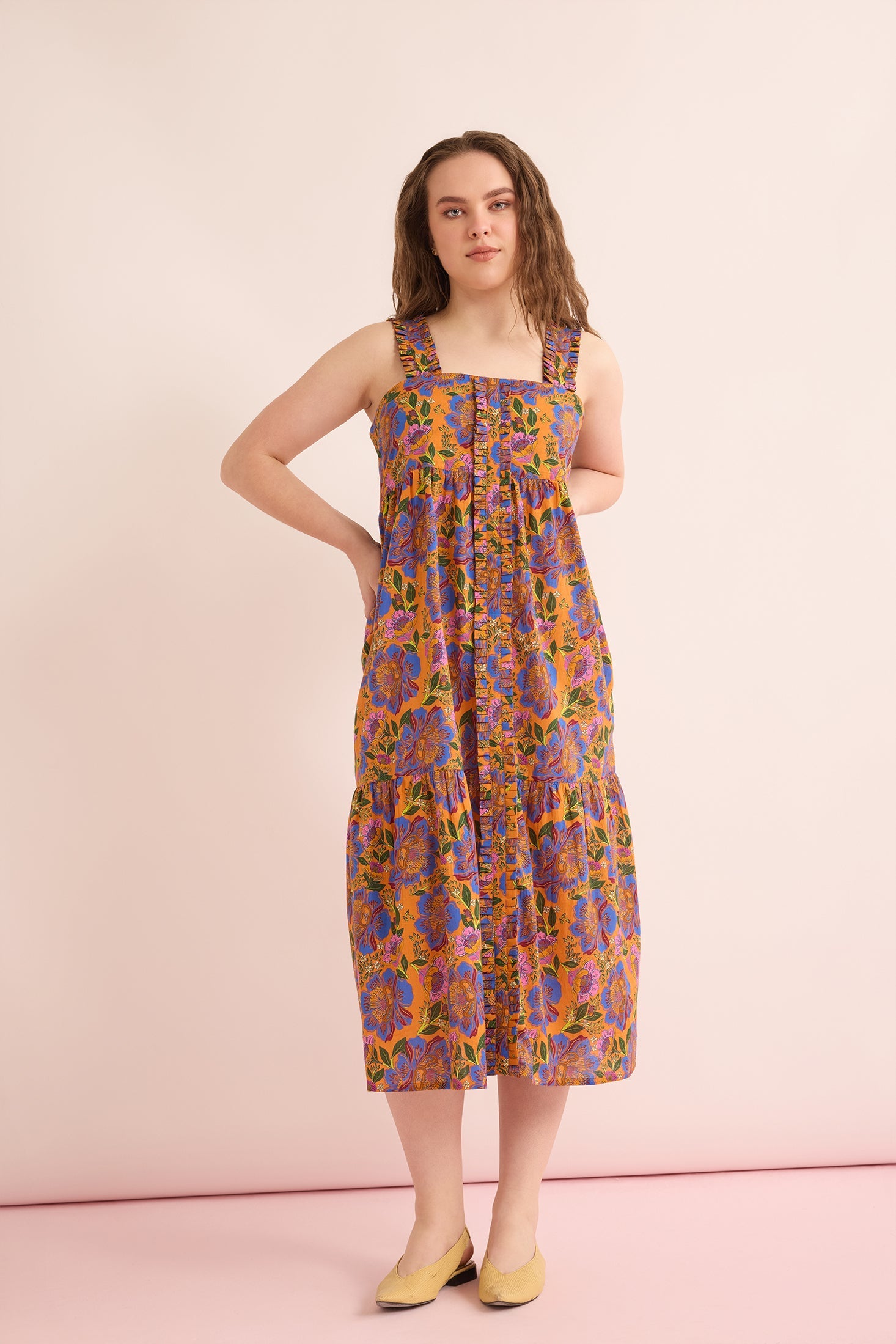 Bryony Splendor Dress In Multicolor