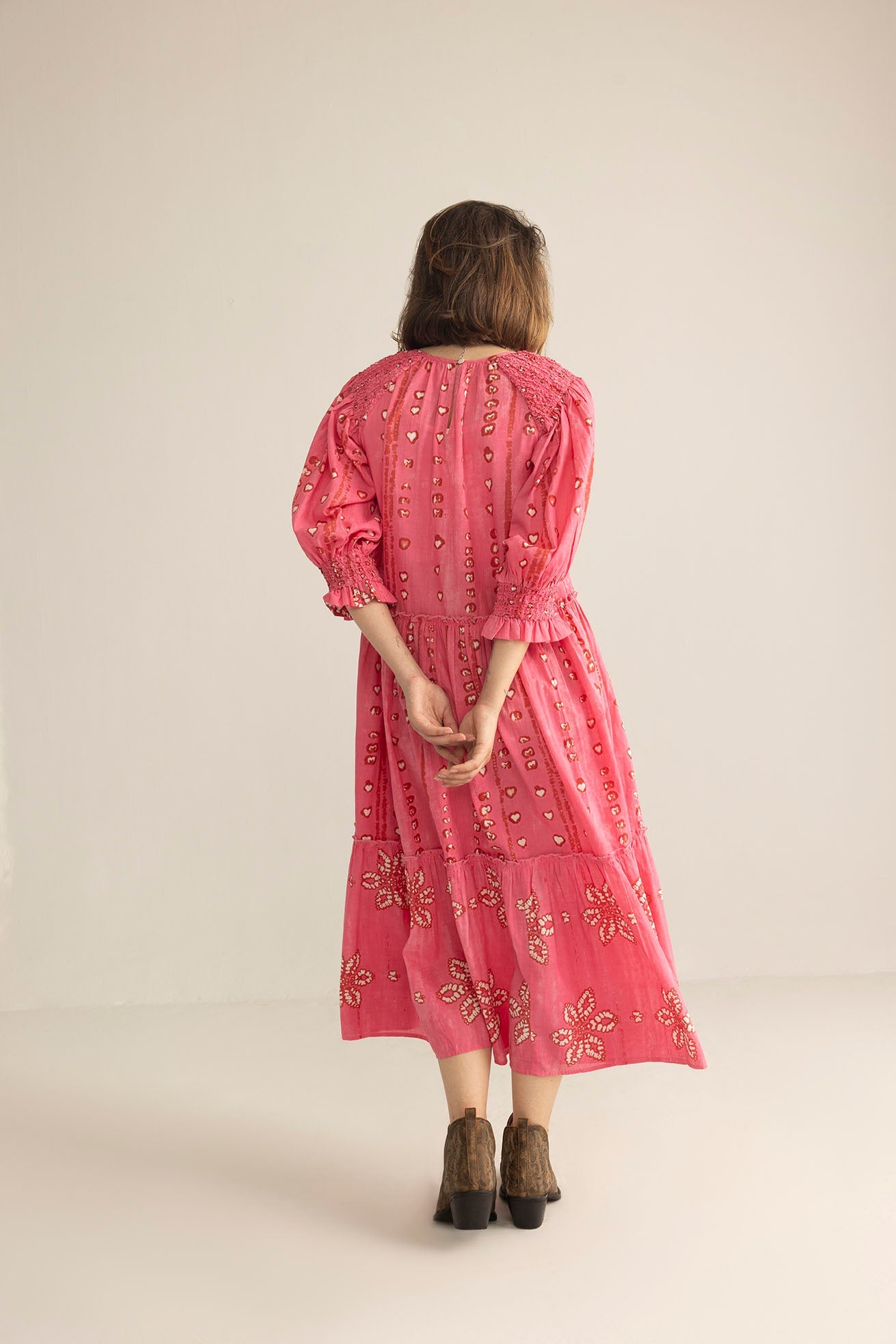 Gypsy Heart Dress in Poppy Red