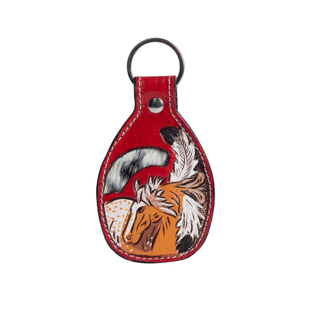 Stallion Memories Leather Key Fob