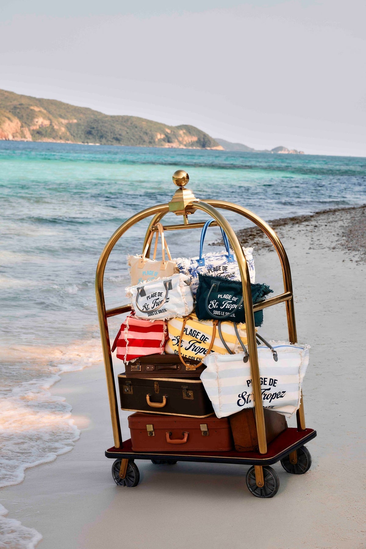 Saint Tropez Tote Bag In Sand