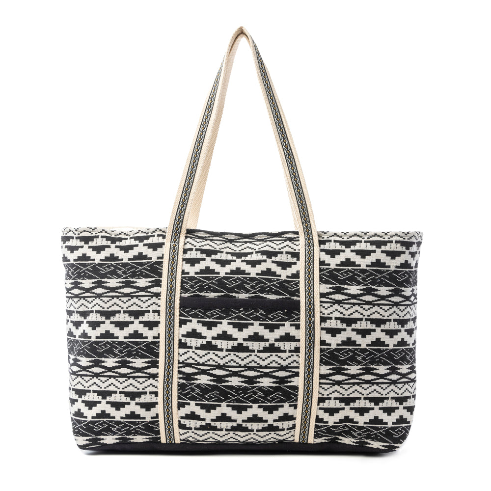 Nocturne Mesa Weekender Bag in Midnight Ivory