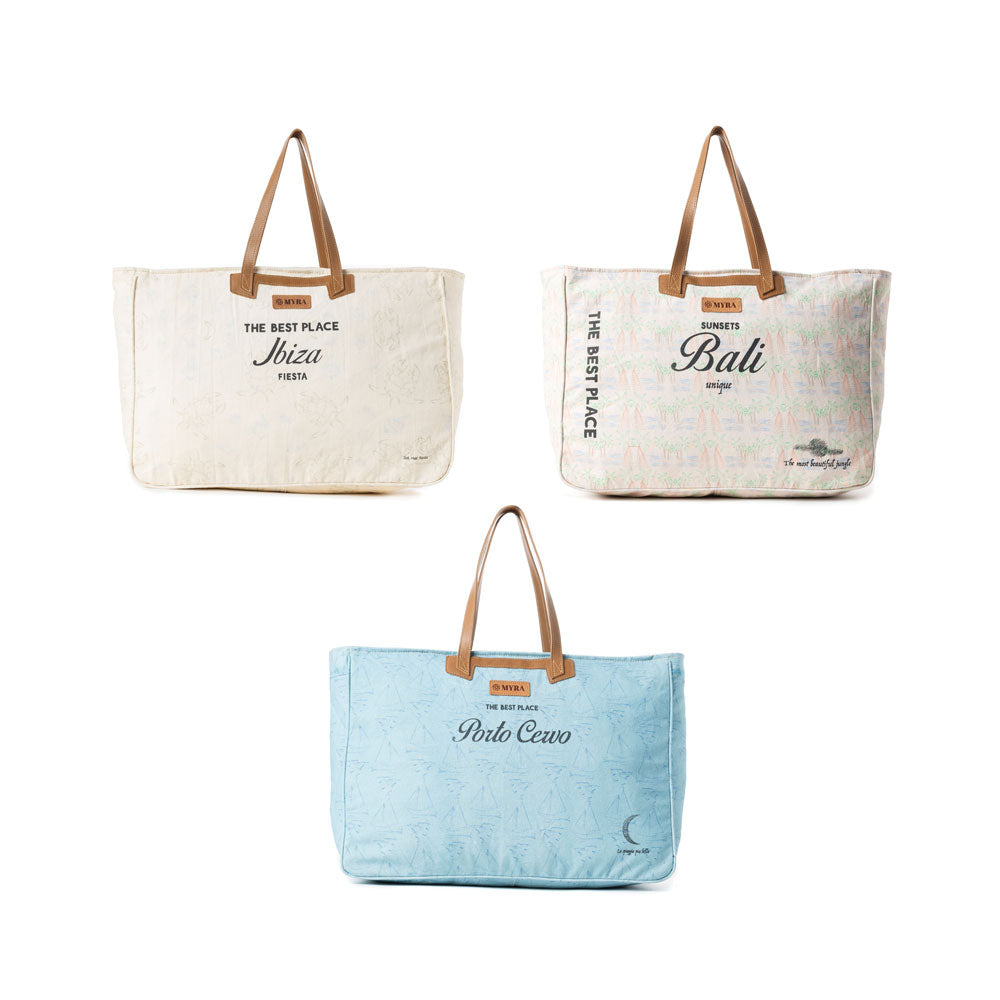 Porto Cervo Weekender Bag in Faded Denim