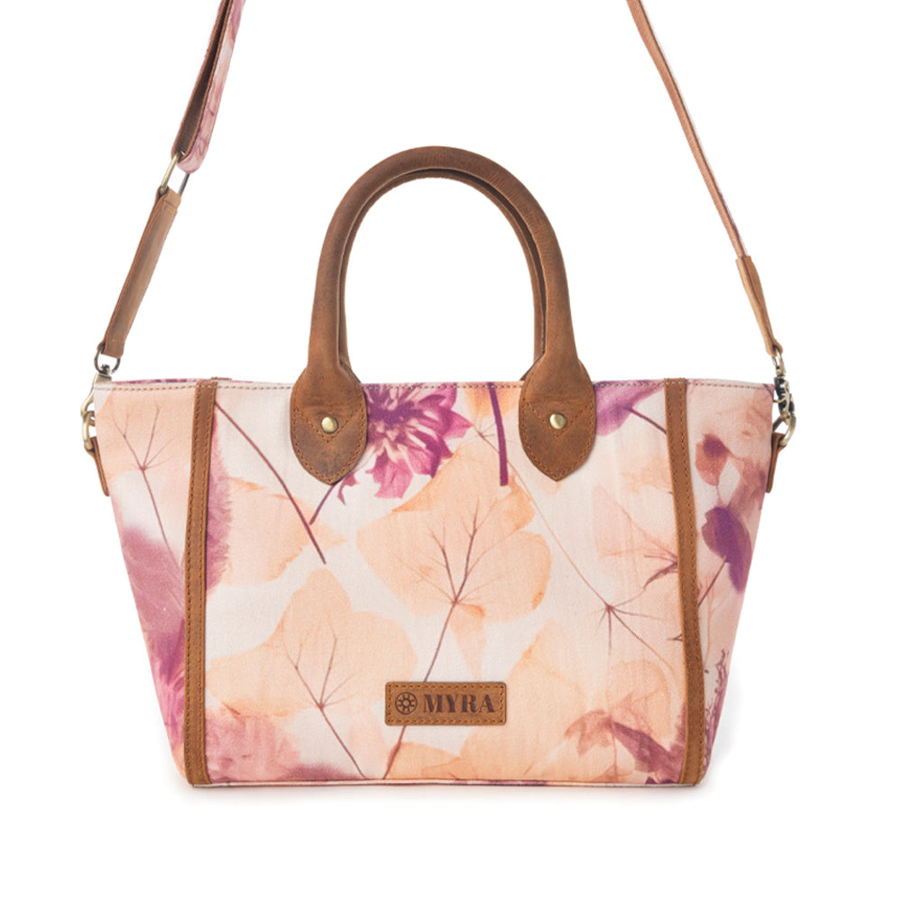 Myra Rosy Trails Crossbody Bag in Maple Grove