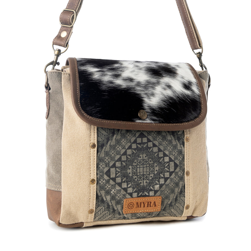 Sandstone Pony Western Shoulder Bag for Women in Khaki