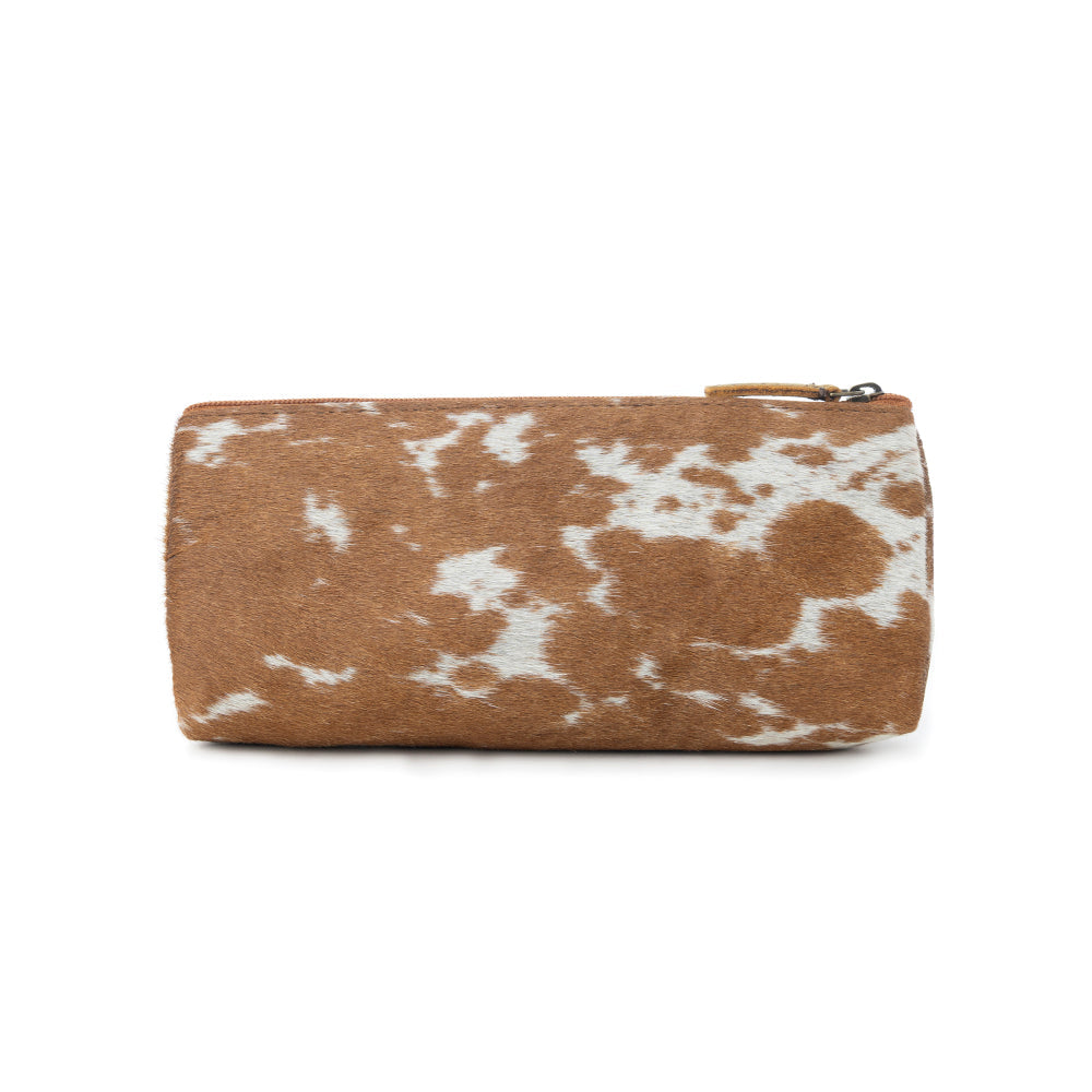 SANDY  LEATHER AND HAIRON MULTI POUCH