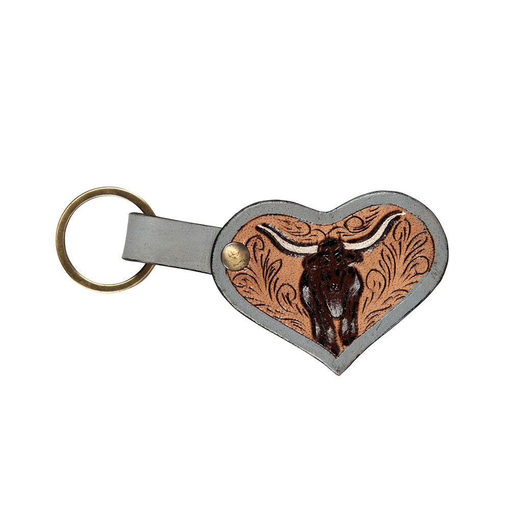 Longhorn On The Range Key Fob