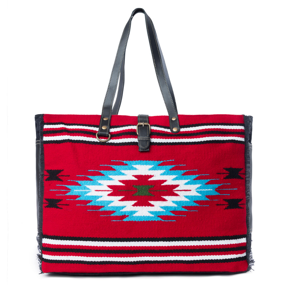 Blazing Serape Weekender Bag