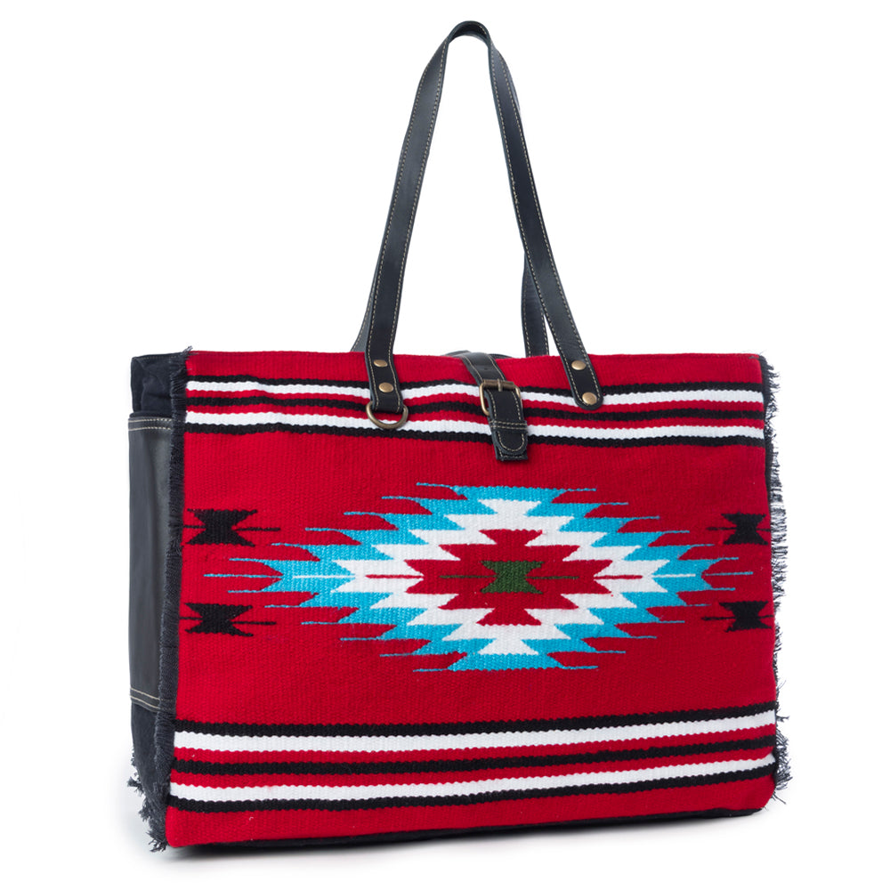 Blazing Serape Weekender Bag