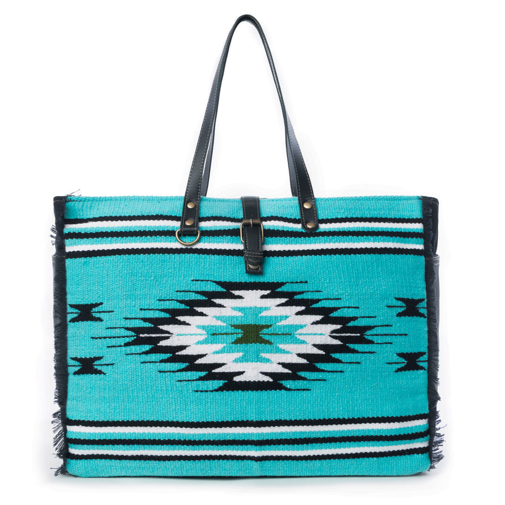 Riverbend Serape Weekender Bag